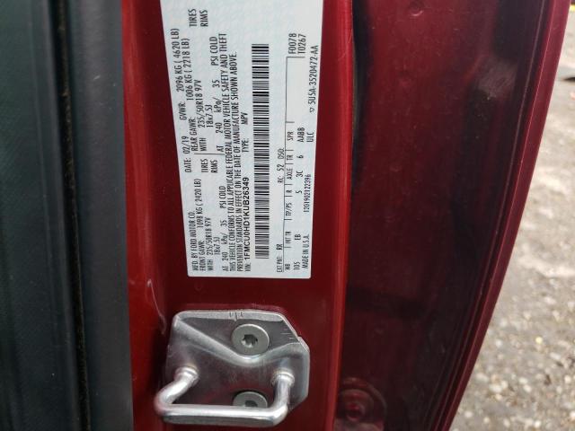 Photo 11 VIN: 1FMCU0HD1KUB26349 - FORD ESCAPE 