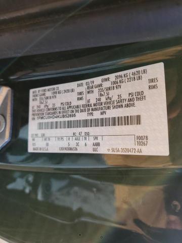 Photo 12 VIN: 1FMCU0HD4KUB52895 - FORD ESCAPE SEL 