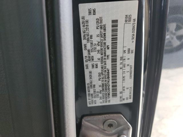 Photo 12 VIN: 1FMCU0HD7KUB68847 - FORD ESCAPE SEL 