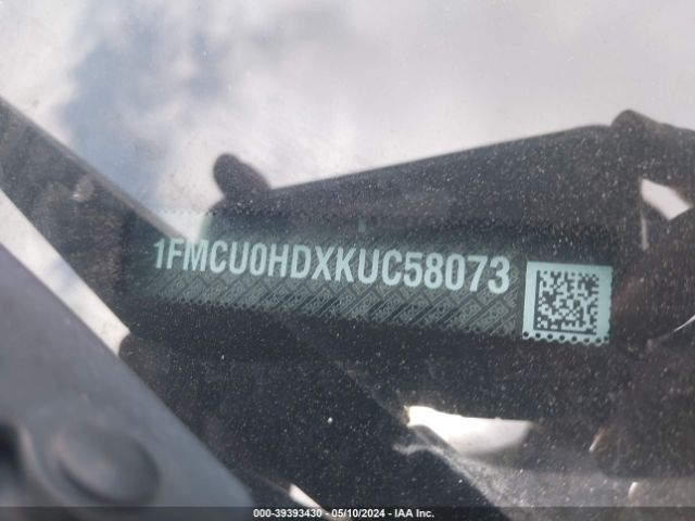 Photo 8 VIN: 1FMCU0HDXKUC58073 - FORD ESCAPE 