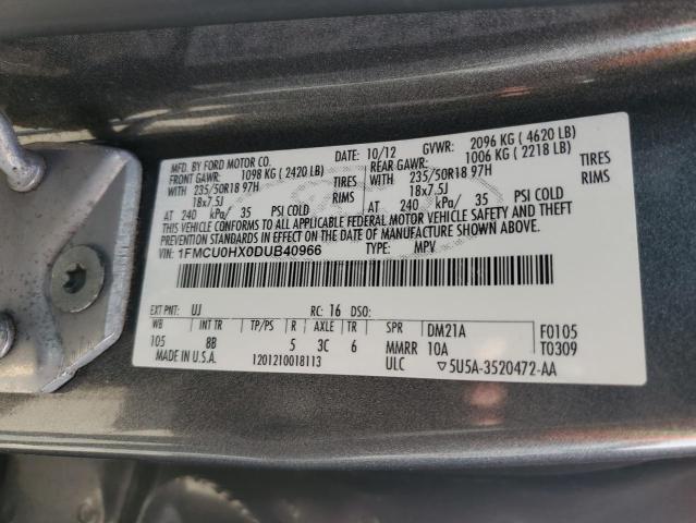 Photo 11 VIN: 1FMCU0HX0DUB40966 - FORD ESCAPE SEL 