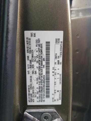 Photo 12 VIN: 1FMCU0HX3DUB62802 - FORD ESCAPE SEL 