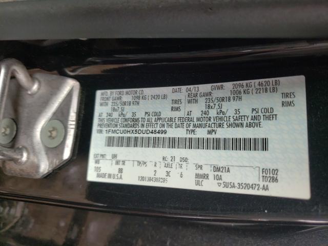 Photo 9 VIN: 1FMCU0HX5DUD48499 - FORD ESCAPE SEL 