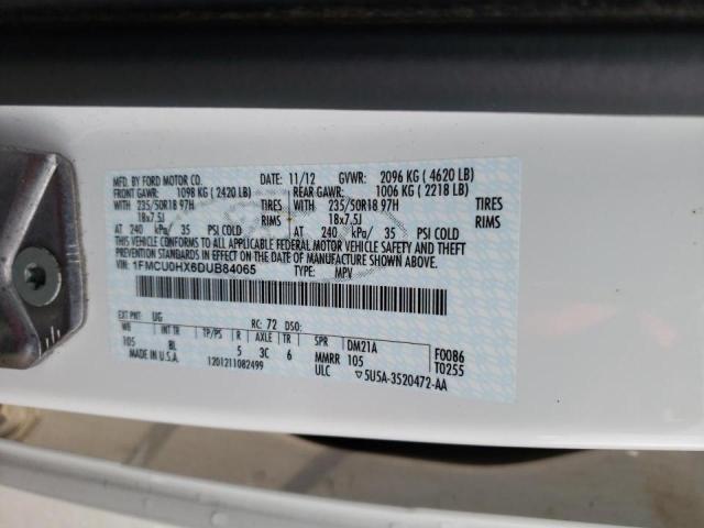 Photo 9 VIN: 1FMCU0HX6DUB84065 - FORD ESCAPE SEL 