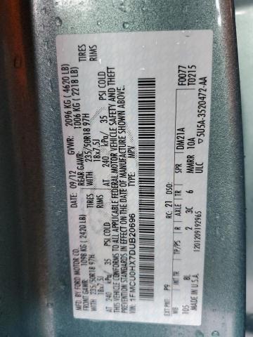 Photo 13 VIN: 1FMCU0HX7DUB20696 - FORD ESCAPE 