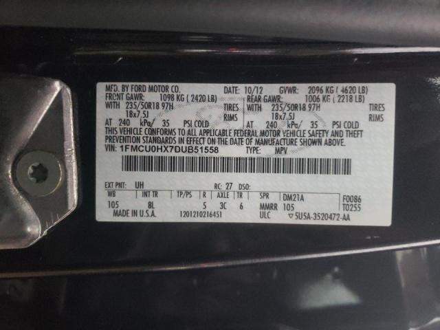 Photo 13 VIN: 1FMCU0HX7DUB51558 - FORD ESCAPE SEL 