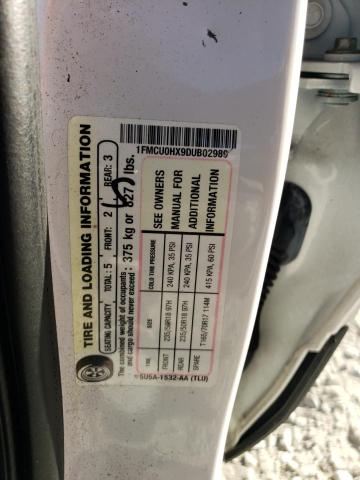 Photo 12 VIN: 1FMCU0HX9DUB02989 - FORD ESCAPE SEL 