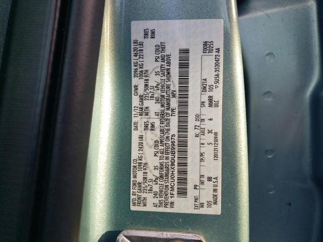 Photo 11 VIN: 1FMCU0HX9DUB99675 - FORD ESCAPE 