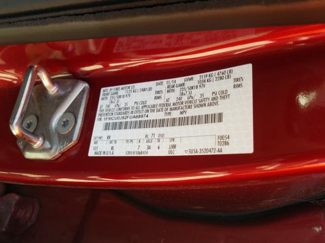 Photo 9 VIN: 1FMCU0J92FUA68974 - FORD ESCAPE 