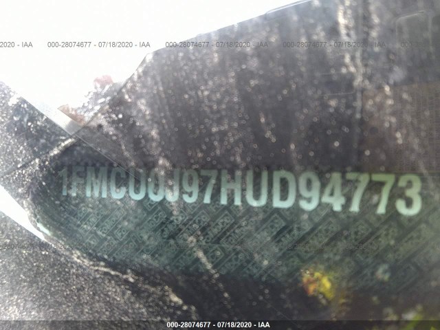 Photo 8 VIN: 1FMCU0J97HUD94773 - FORD ESCAPE 