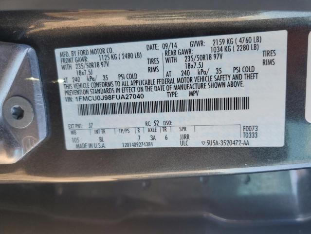 Photo 11 VIN: 1FMCU0J98FUA27040 - FORD ESCAPE 