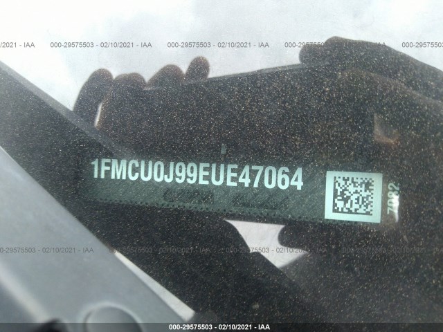 Photo 8 VIN: 1FMCU0J99EUE47064 - FORD ESCAPE 