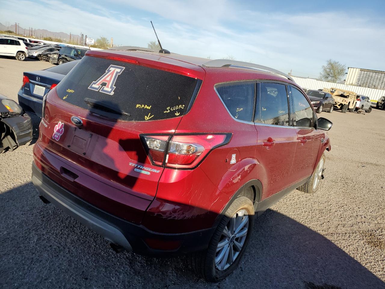 Photo 2 VIN: 1FMCU0JD0HUD93937 - FORD ESCAPE 