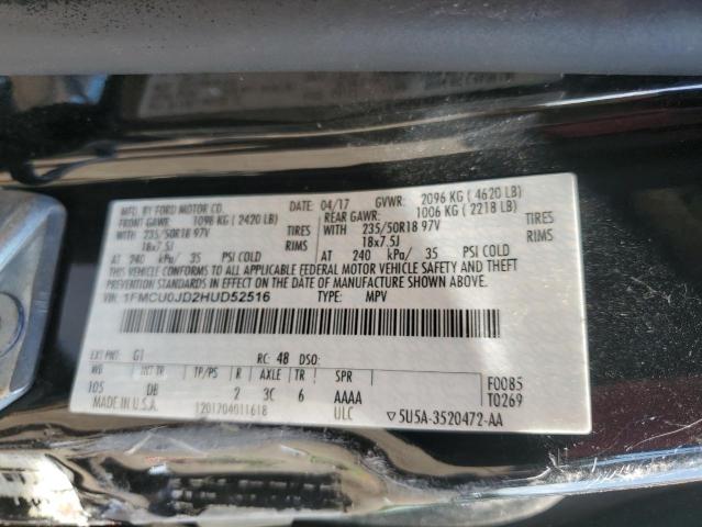 Photo 13 VIN: 1FMCU0JD2HUD52516 - FORD ESCAPE 