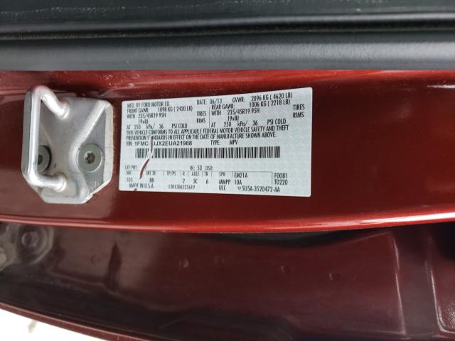 Photo 9 VIN: 1FMCU0JX2EUA21988 - FORD ESCAPE TIT 