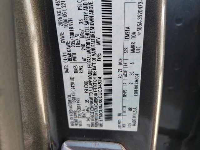 Photo 12 VIN: 1FMCU0JX6EUC34524 - FORD ESCAPE TIT 