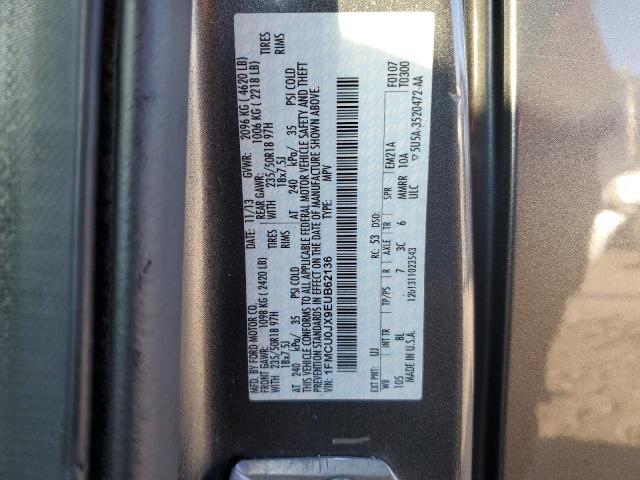 Photo 12 VIN: 1FMCU0JX9EUB62136 - FORD ESCAPE TIT 