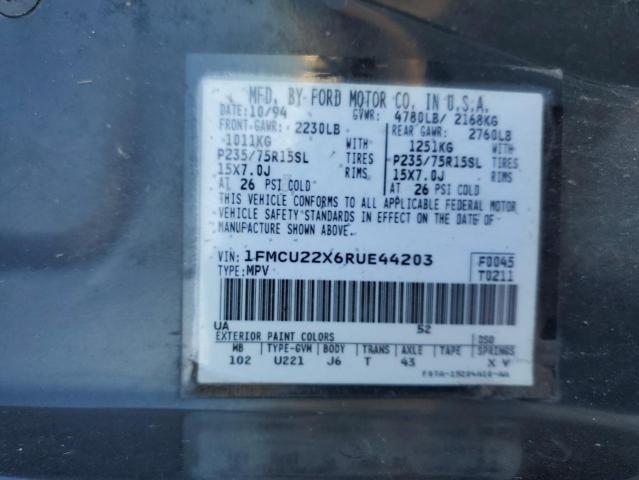 Photo 12 VIN: 1FMCU22X6RUE44203 - FORD EXPLORER 