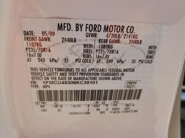 Photo 11 VIN: 1FMCU49309KC39101 - FORD ESCAPE HYB 