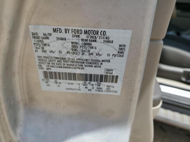 Photo 12 VIN: 1FMCU49369KC97830 - FORD ESCAPE 