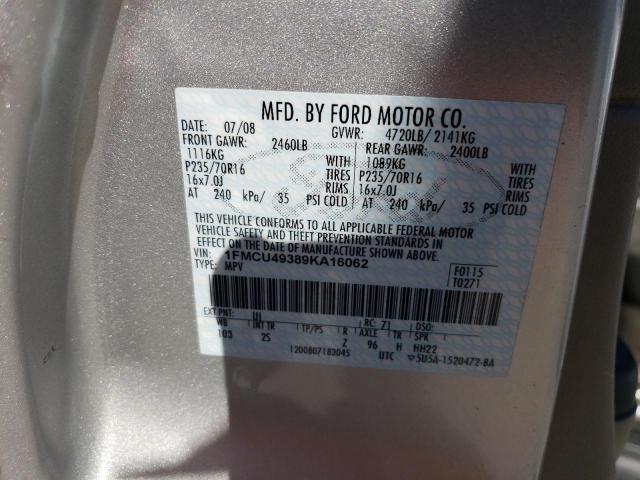 Photo 11 VIN: 1FMCU49389KA16062 - FORD ESCAPE 