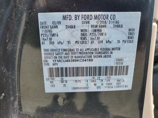 Photo 13 VIN: 1FMCU49389KC04189 - FORD ESCAPE HYB 