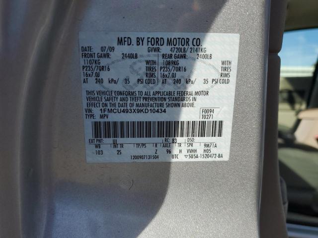 Photo 12 VIN: 1FMCU493X9KD10434 - FORD ESCAPE HYB 