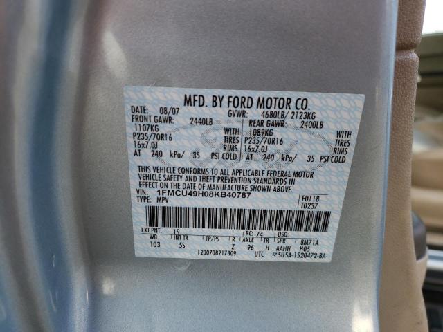 Photo 12 VIN: 1FMCU49H08KB40787 - FORD ESCAPE HEV 