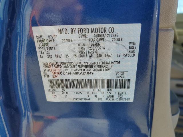 Photo 12 VIN: 1FMCU49H48KA21849 - FORD ESCAPE HEV 