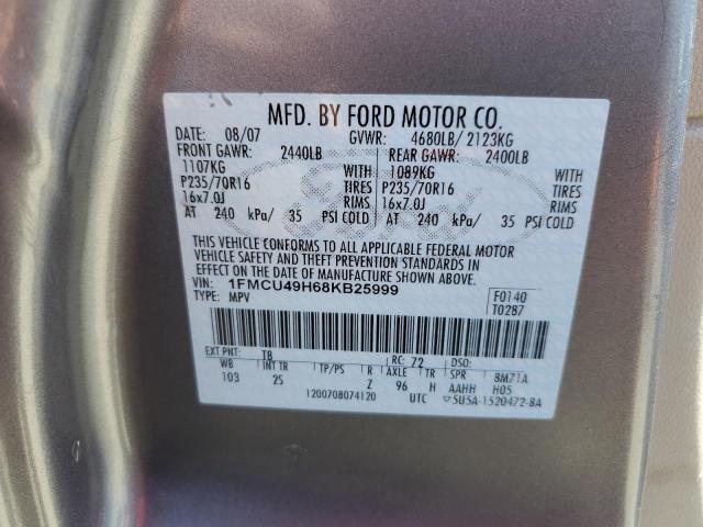 Photo 13 VIN: 1FMCU49H68KB25999 - FORD ESCAPE 