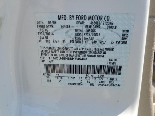 Photo 11 VIN: 1FMCU49H68KE45453 - FORD ESCAPE 