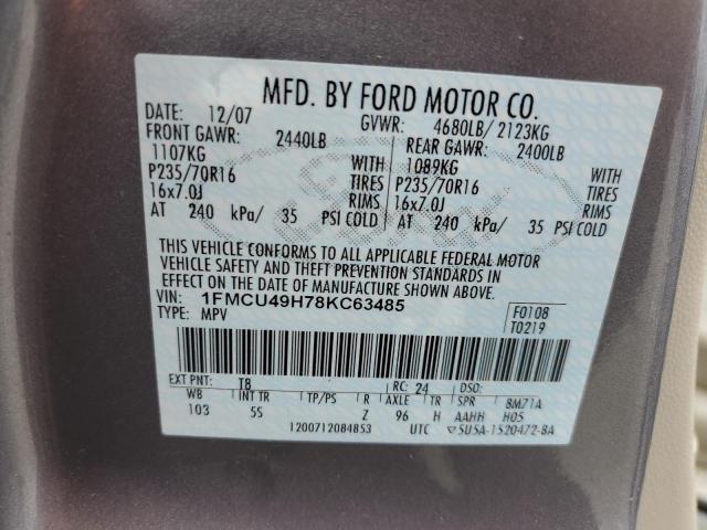 Photo 11 VIN: 1FMCU49H78KC63485 - FORD ESCAPE HEV 