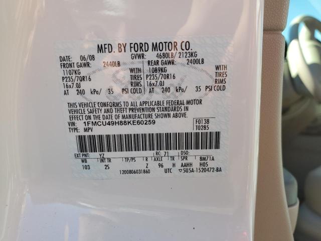 Photo 12 VIN: 1FMCU49H88KE60259 - FORD ESCAPE HEV 