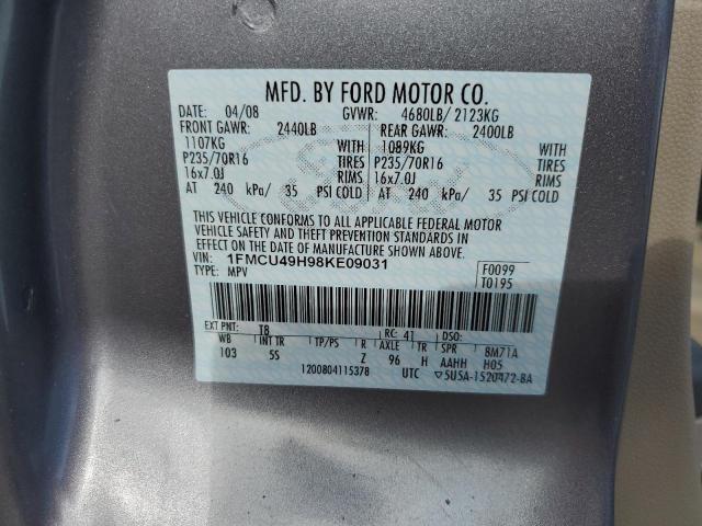 Photo 12 VIN: 1FMCU49H98KE09031 - FORD ESCAPE HEV 