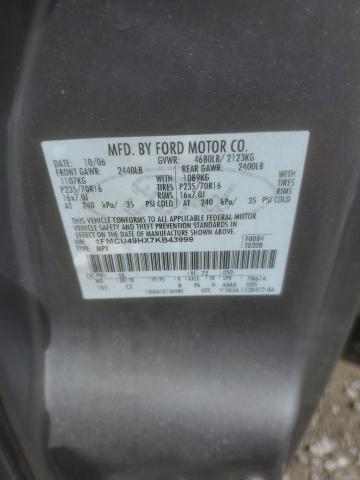 Photo 12 VIN: 1FMCU49HX7KB43999 - FORD ESCAPE HEV 