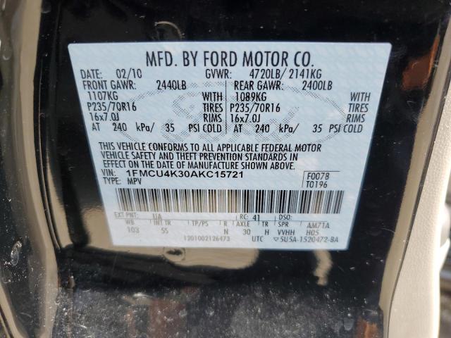 Photo 12 VIN: 1FMCU4K30AKC15721 - FORD ESCAPE HYB 