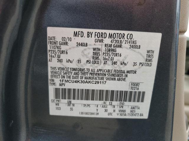 Photo 12 VIN: 1FMCU4K30AKC29117 - FORD ESCAPE HYB 