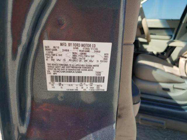 Photo 9 VIN: 1FMCU4K30BKA12989 - FORD ESCAPE HYB 