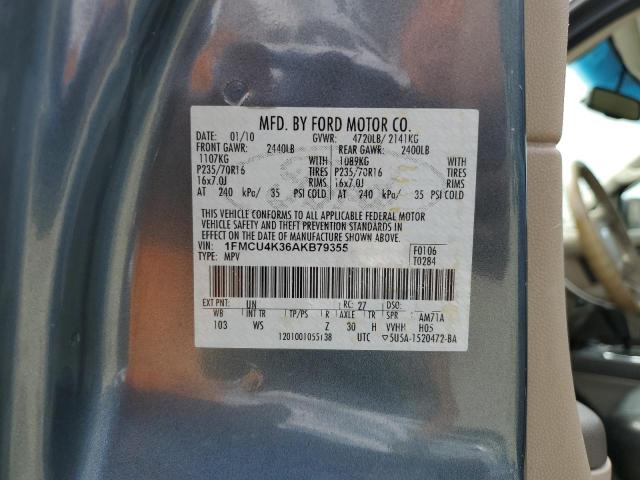 Photo 12 VIN: 1FMCU4K36AKB79355 - FORD ESCAPE HYB 