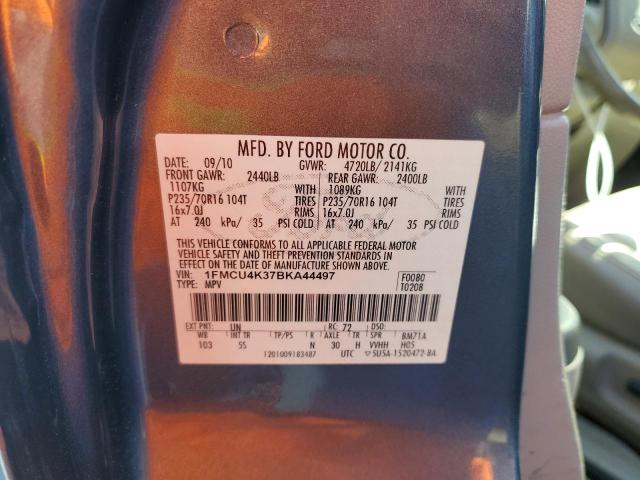 Photo 12 VIN: 1FMCU4K37BKA44497 - FORD ESCAPE 