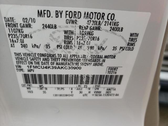 Photo 9 VIN: 1FMCU4K39AKC30900 - FORD ESCAPE HYB 