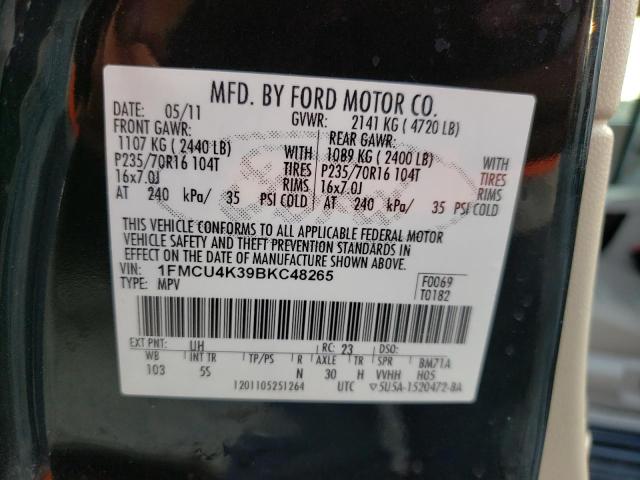 Photo 9 VIN: 1FMCU4K39BKC48265 - FORD ESCAPE HYB 