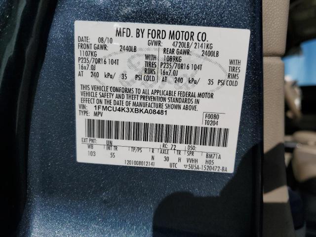 Photo 12 VIN: 1FMCU4K3XBKA08481 - FORD ESCAPE HYB 