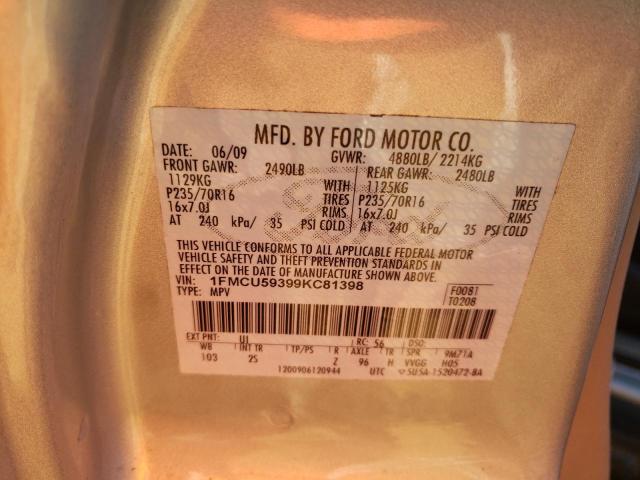 Photo 12 VIN: 1FMCU59399KC81398 - FORD ESCAPE HYB 