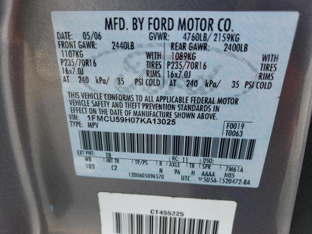 Photo 11 VIN: 1FMCU59H07KA13025 - FORD ESCAPE HEV 