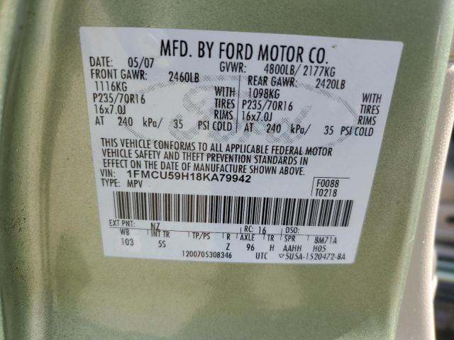 Photo 12 VIN: 1FMCU59H18KA79942 - FORD ESCAPE 