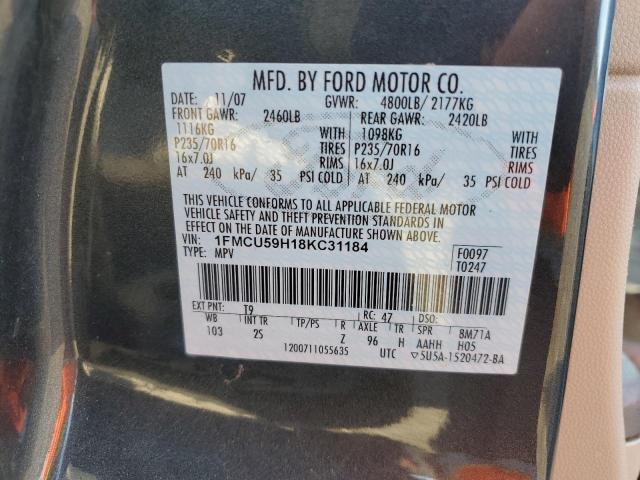 Photo 12 VIN: 1FMCU59H18KC31184 - FORD ESCAPE HEV 