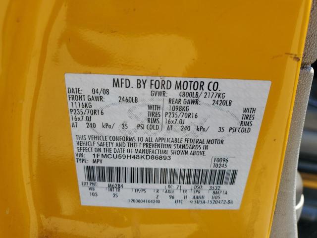 Photo 11 VIN: 1FMCU59H48KD86893 - FORD ESCAPE 