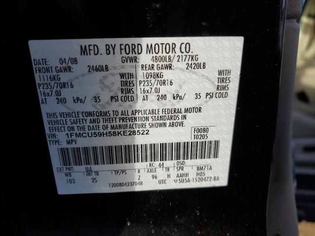 Photo 12 VIN: 1FMCU59H58KE28522 - FORD ESCAPE HEV 