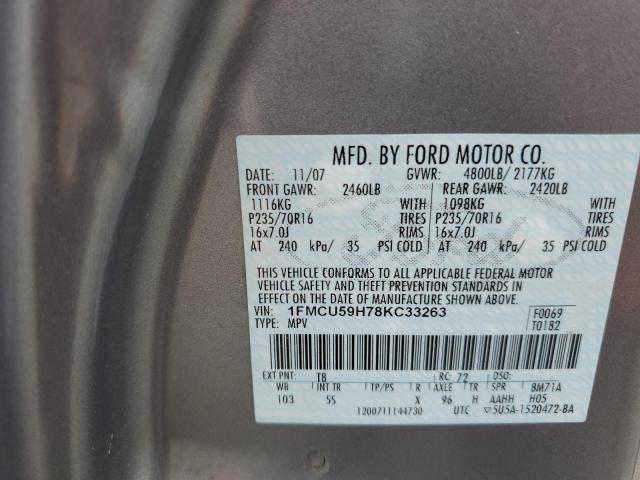 Photo 11 VIN: 1FMCU59H78KC33263 - FORD ESCAPE HEV 